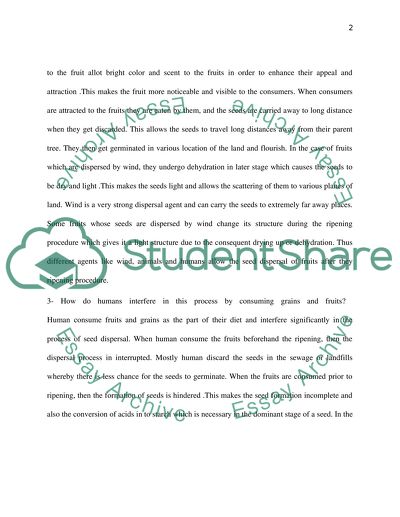 Questions about Fruits Biology