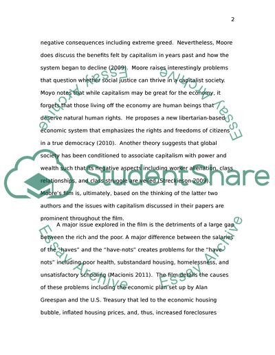 Capitalism: A Love Story (movie)