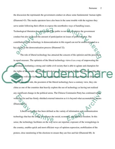 Democratization and Reversal Democracy