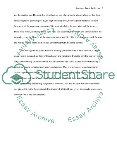 Self-Portrait as a Bear by Donald Hall