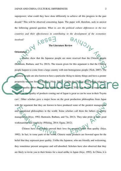 Japan and China: Political and Culture Differences