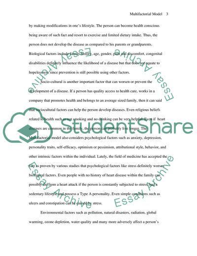 Analysis of The Multifactorial Model