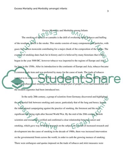 Excess Mortality and Morbidity amongst Infants