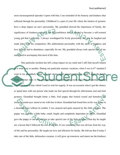 The Most Significant Moment of Life