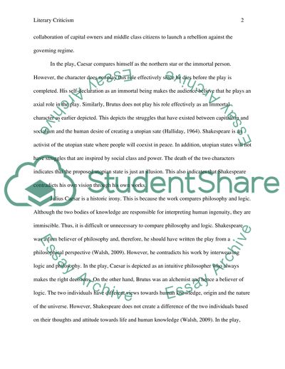 Marxist criticism essay