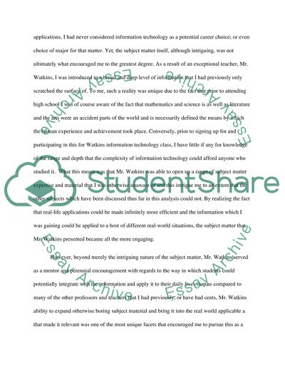 Networking Mr Watkins Encouragement And A Career Path Essay Networking Mr Watkins Encouragement And A Career Path Essay Writing Topics For High School Students also Buy Essay Papers Good Persuasive Essay Topics For High School