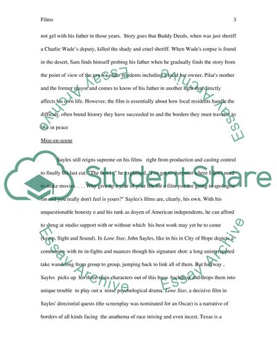 Film Analysis: Lone Star