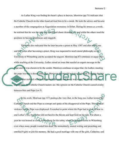 Martin Luther The Great Reformer by J.A. Morrison