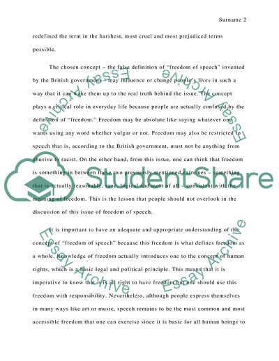 The Lack of Freedom of Speech in the United Kingdom