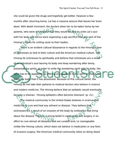 The Spirit Catches You And You Fall Down