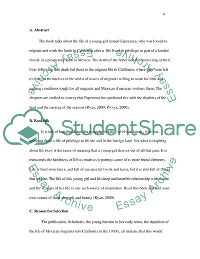 Esperanza Rising book talk