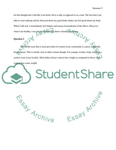 Womens Deadliest Disease Is Poverty