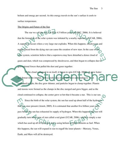 The Sun: Origins and Mythology