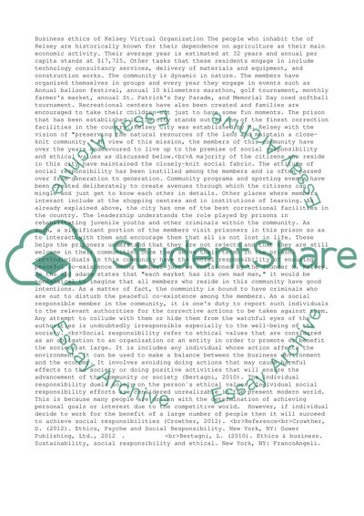 Kelsey Virtual Organization