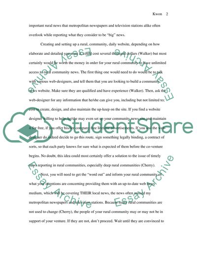 Problems with Timely News Reporting in Rural Communities