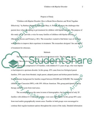 Bipolar Disorders-Psychology