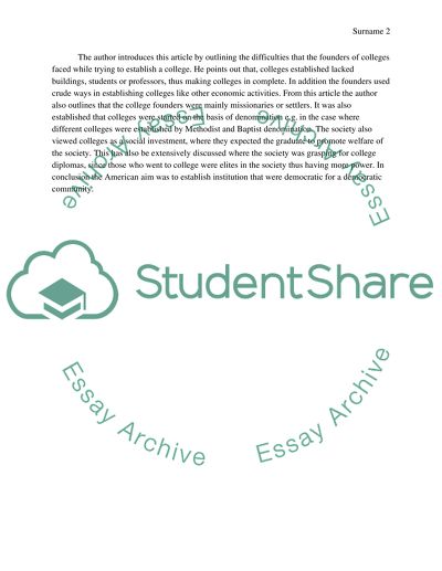 The Uses of the University