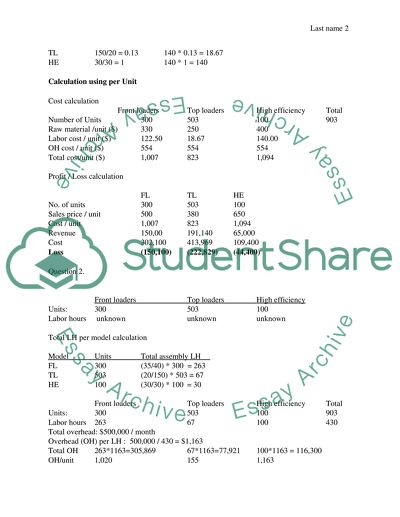 Activity Based Accounting and Managerial Accounting