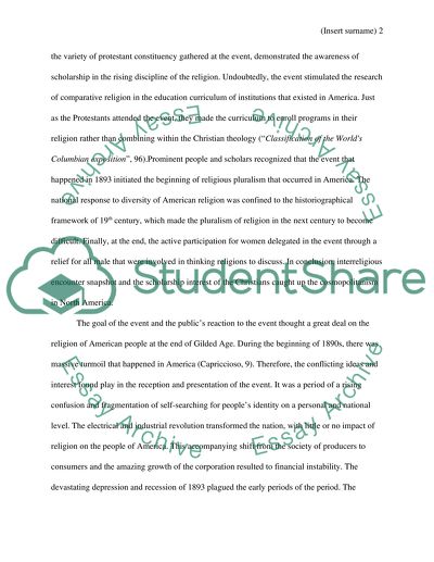 The Concept of Columbian Exposition