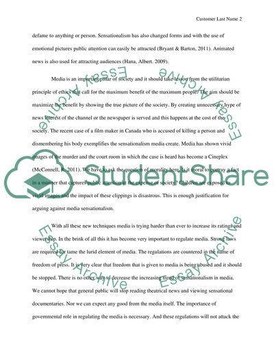 Media Ethics Column Paper