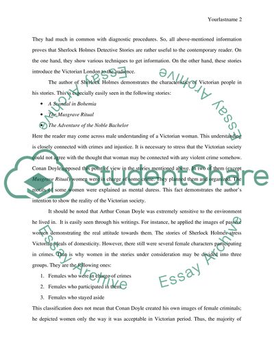 Finding Reality in Sherlock Holmes Detective Stories