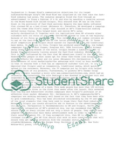 The Burger King: Building of an Empire