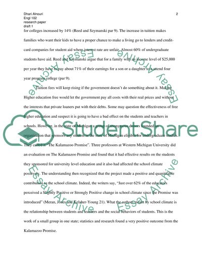 Free Higher Education at the United States