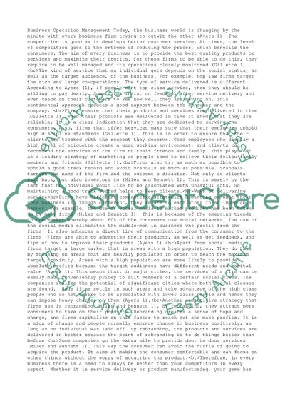 Operations in the News