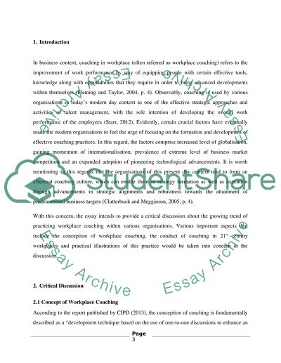 The Growing Trend to Practice Coaching in the Workplace