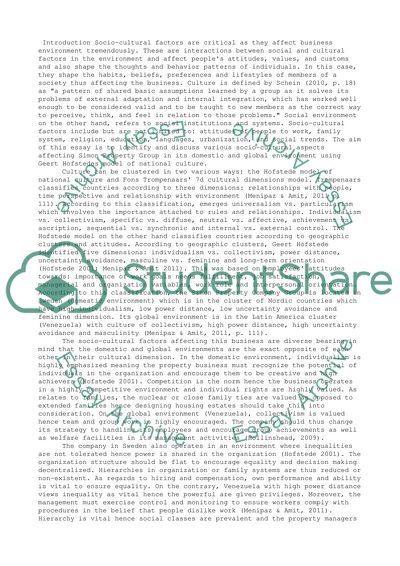 Simon Property Group - Socio-Cultural Factors