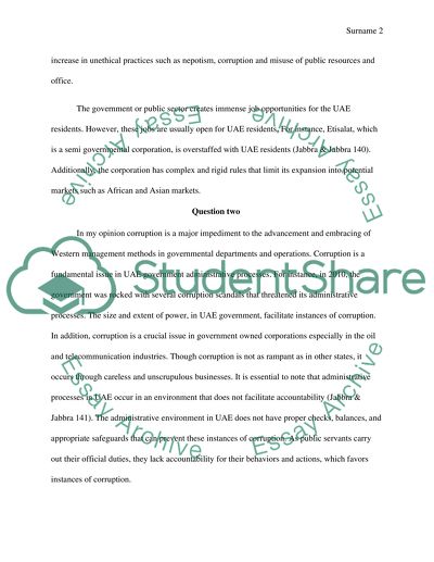 Six Forces Role in the Development of Administrative Cultures in the Middle East