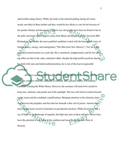 The Making of a Minority President