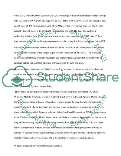 Wireless Compatibility with Information Systems