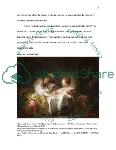 The Stolen Kiss by Fragonard