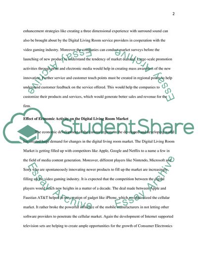 Challenges to the Digital Living Room Market