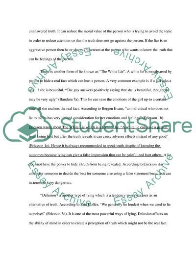 Lies Surround Us and Hurt Everyone