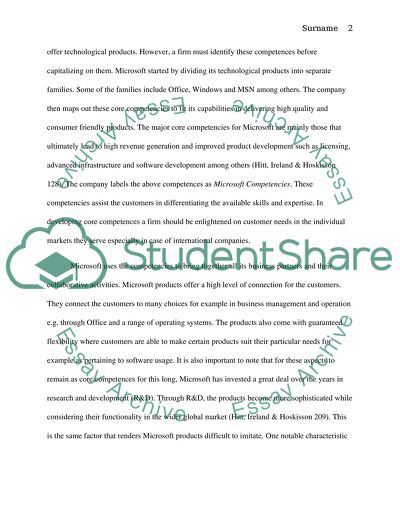 Global strategy & competitivness