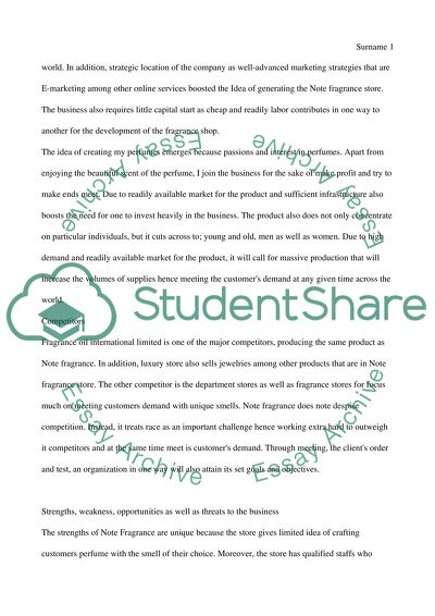 The Strengths of Note Fragrance