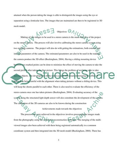 Creating a Stereo Camera