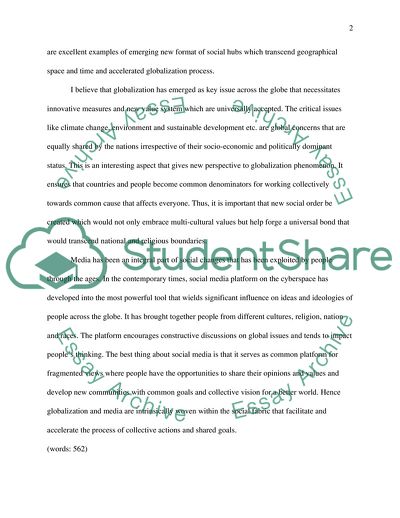 The importance of media in the evolving process