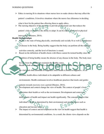 Role Development in Professional Nursing Practice