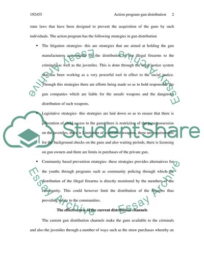 The distribution of Gun making and how companies launch gun safety programs