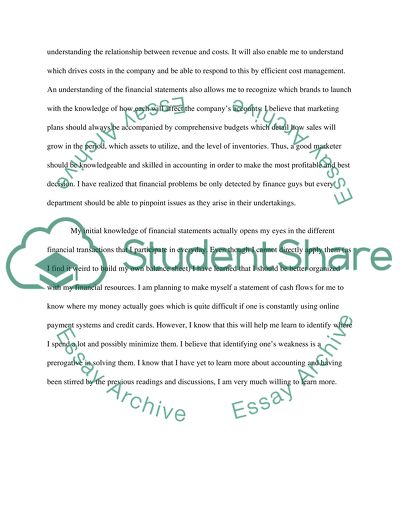 Balance Sheet, and Accounting and Finance