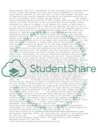 Security Management: Containing Cargo Risk