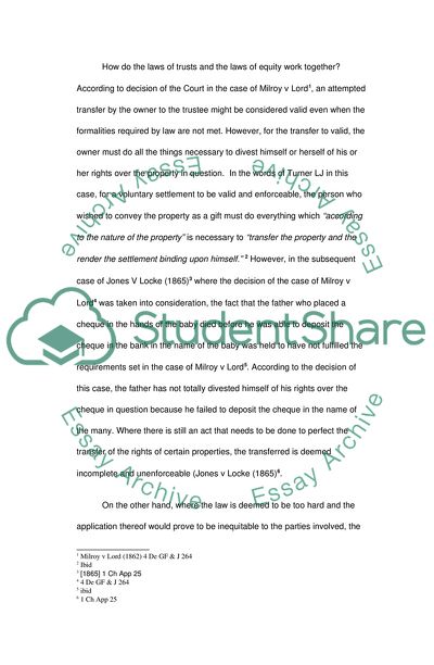 Equity and Law Trust