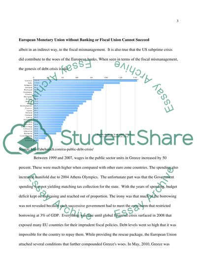 European Monetary Union without Banking or Fiscal Union Cannot Succeed