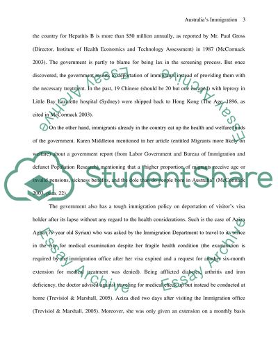 Australias immigration policies