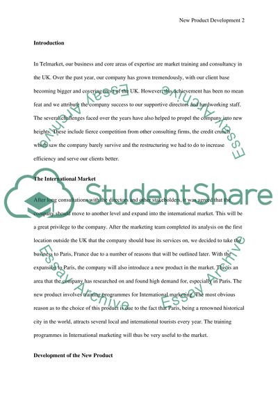 International and Strategic Marketing