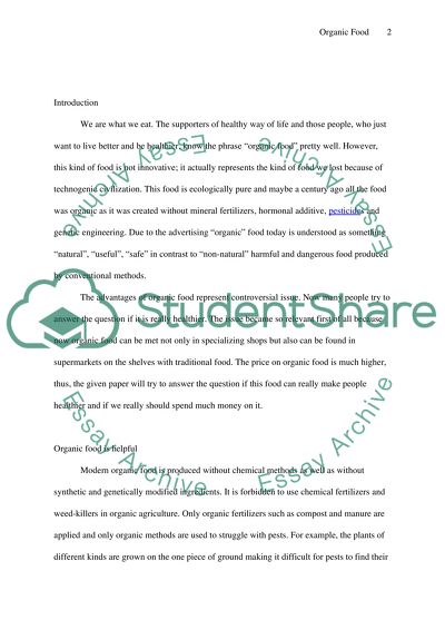 Organic food: is it really worth-buying