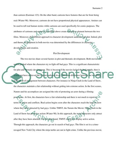 Contrast between Japanese Ninja Anime and American Ninja Cartoon